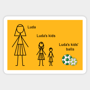 Luda's kids' balls Magnet